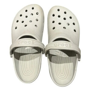 Crocs Classic Convertible Off White (grayish‎ hue) Clog Shoe Size 7 (w) 5 (m)
